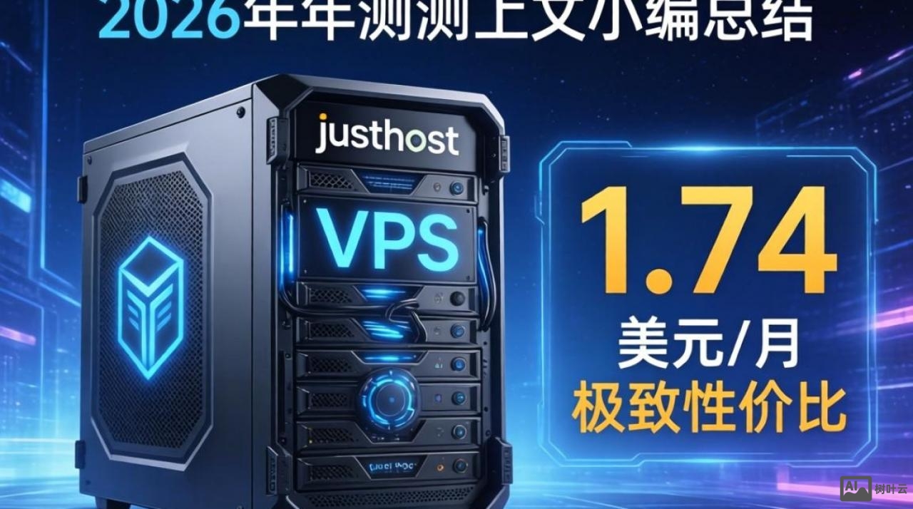 justhostVPS测评：1.74美元/月实测数据与性能表现