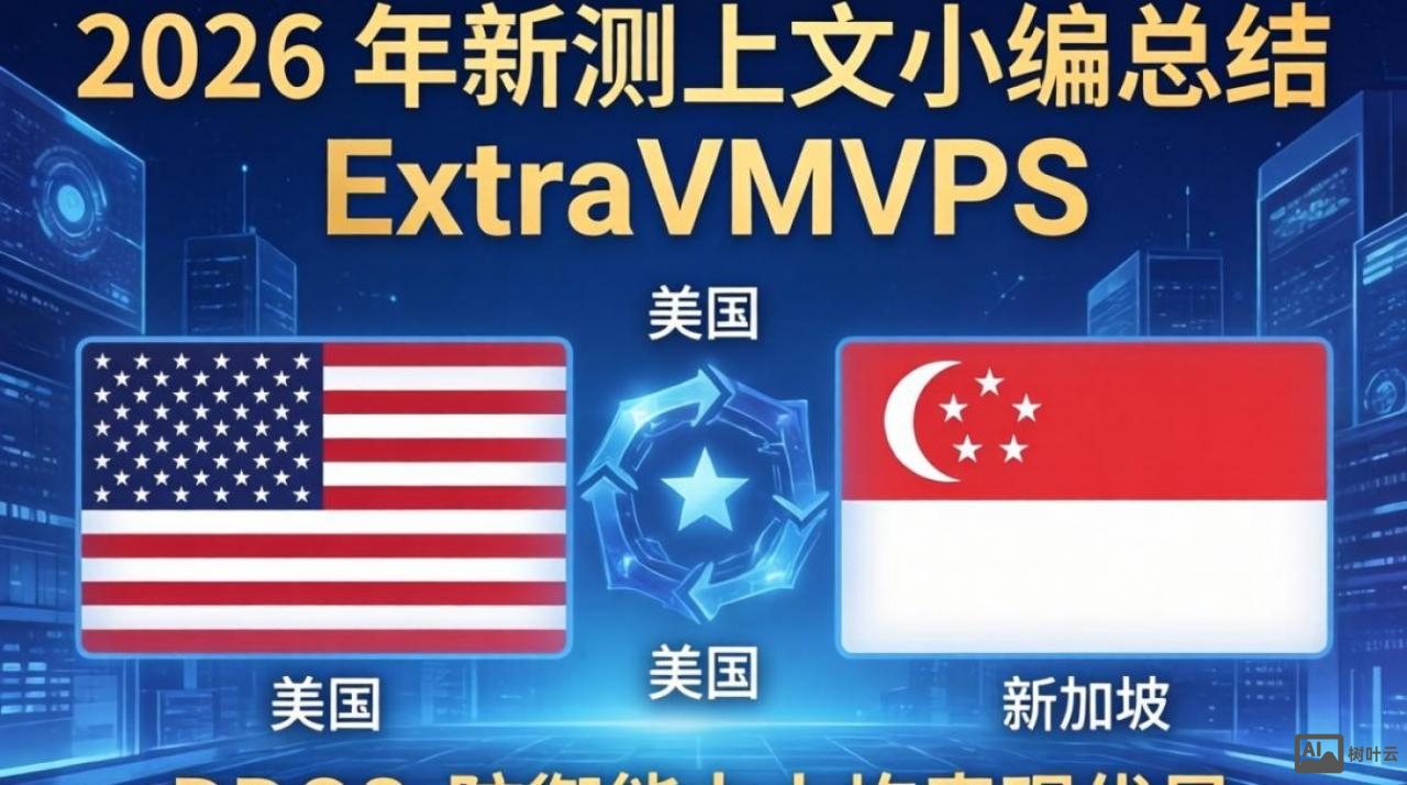 美国、新加坡ExtraVMVPS测评：高防实测体验