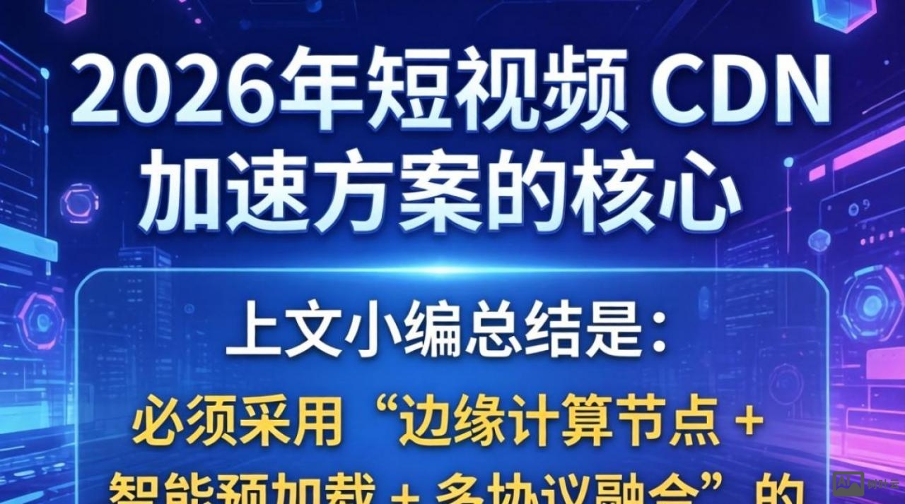 短视频cdn加速方案