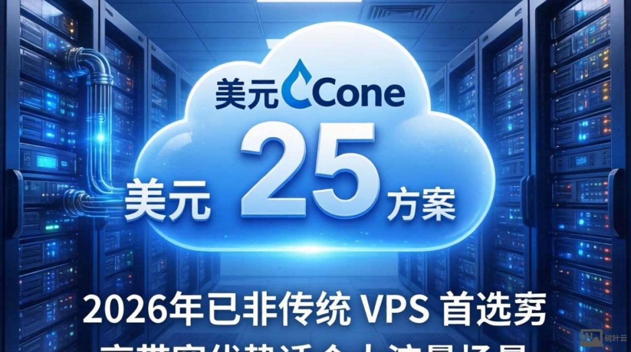cloudconeVPS测评：25美元/月方案实测对比