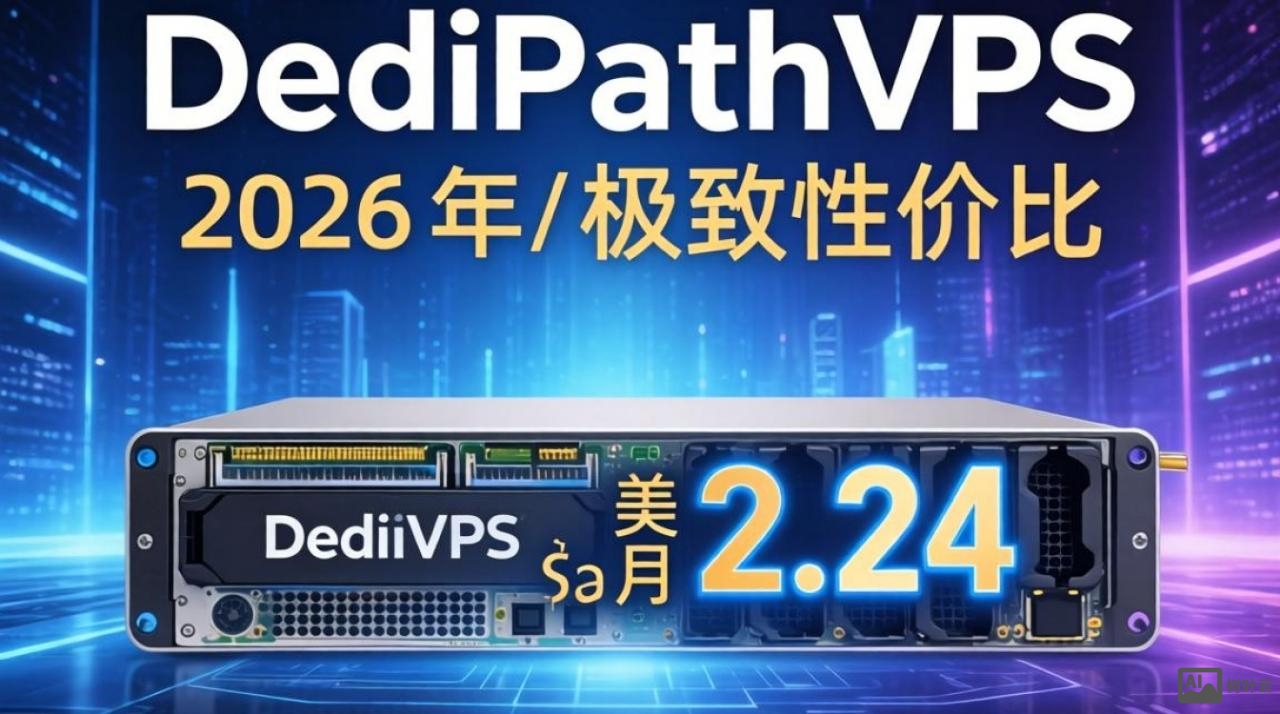 DediPathVPS测评：2.24美元/月实测数据与性能表现