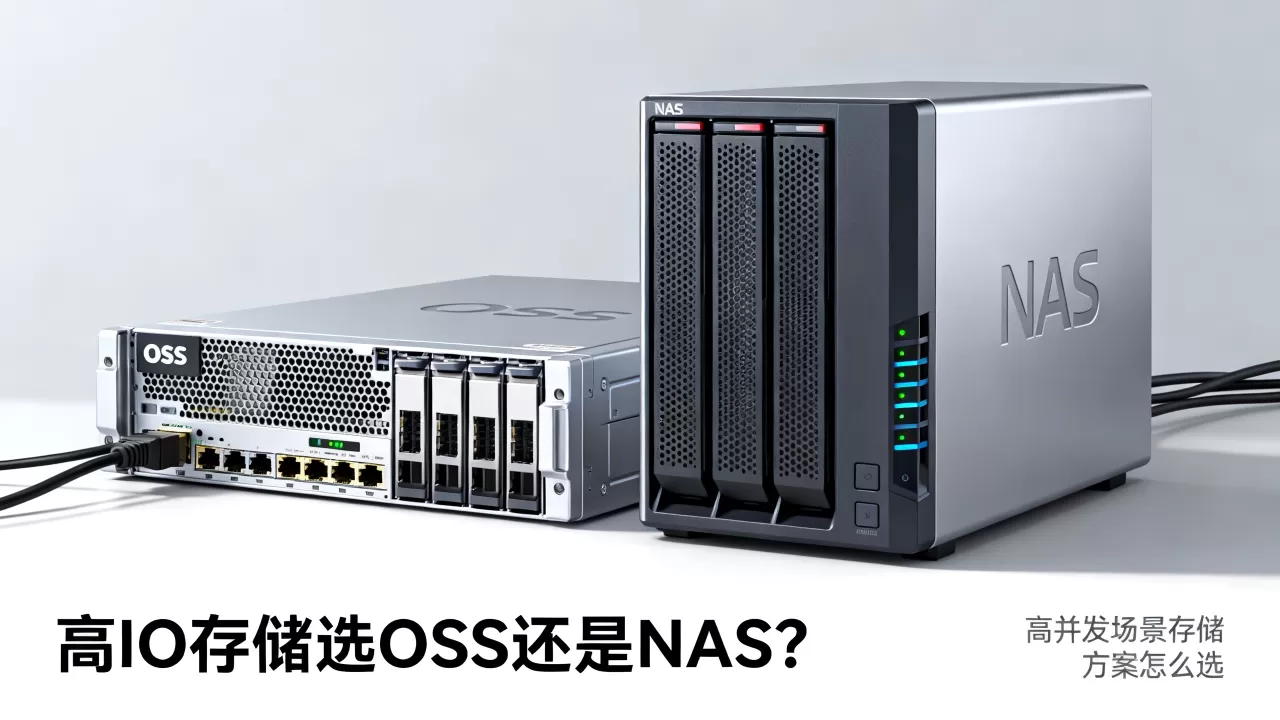 高IO存储选OSS还是NAS？高并发场景存储方案怎么选