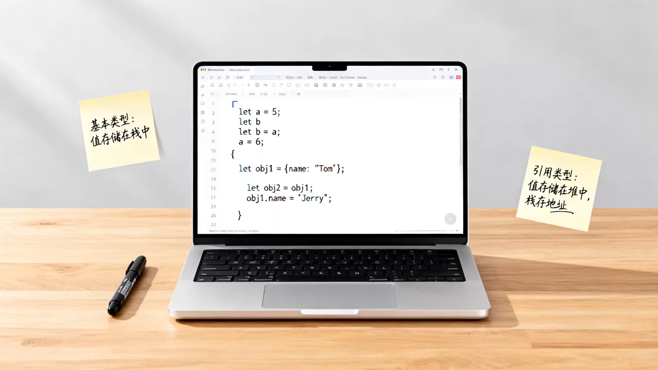 JavaScript基本类型和引用类型有什么区别？javascript数据类型详解
