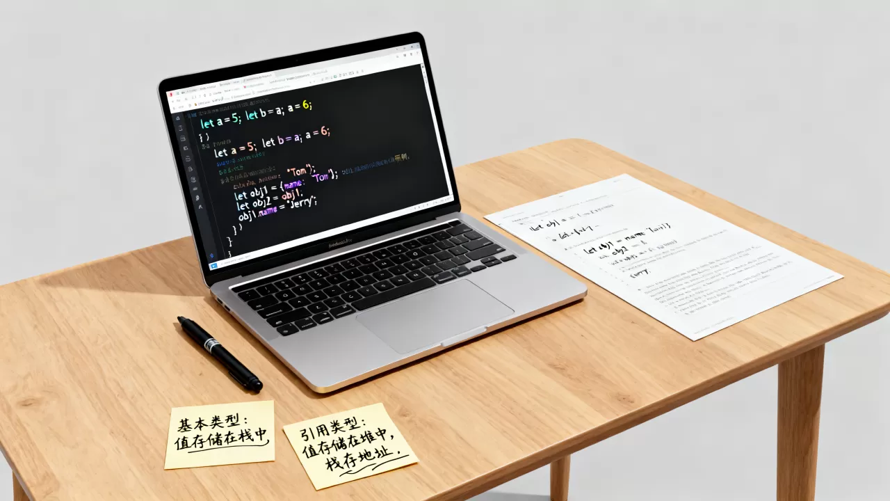 JavaScript基本类型和引用类型有什么区别？javascript数据类型详解