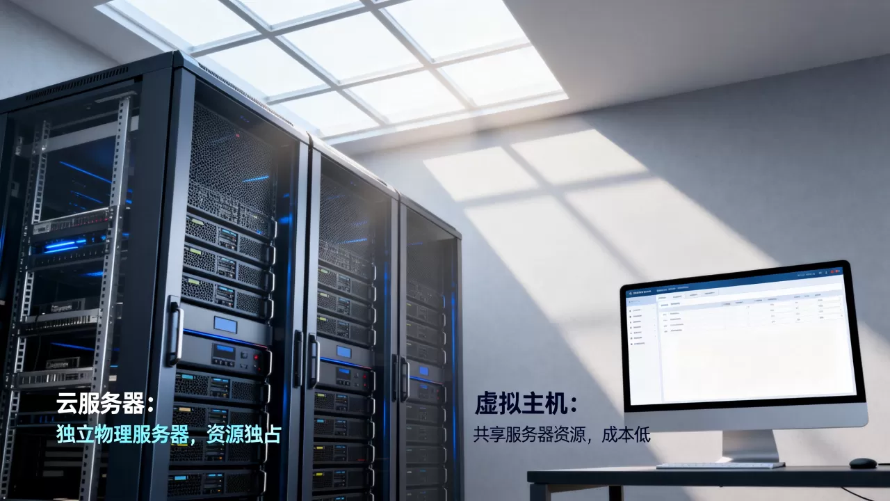 云服务器和虚拟主机的区别是什么,云服务器和虚拟主机怎么选