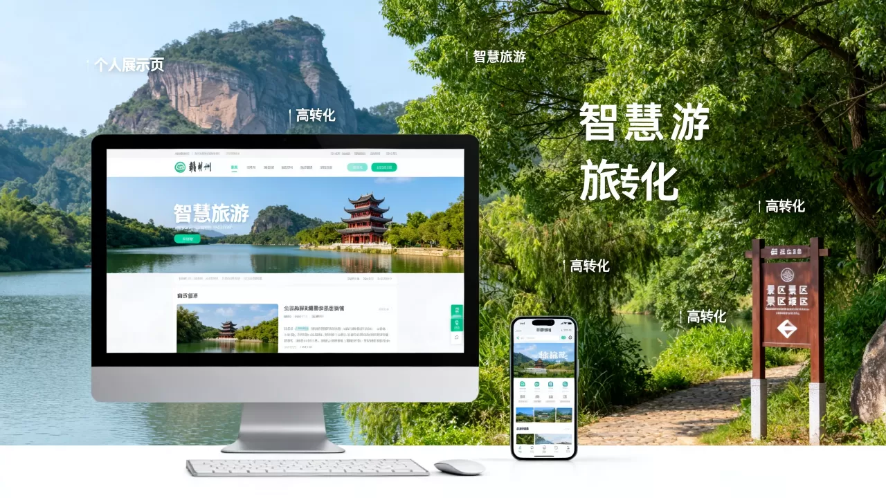赣州智慧旅游个人展示页怎么做?如何打造高转化景区官网 赣州智慧旅游个人展示页怎么做?如何打造高转化景区官网