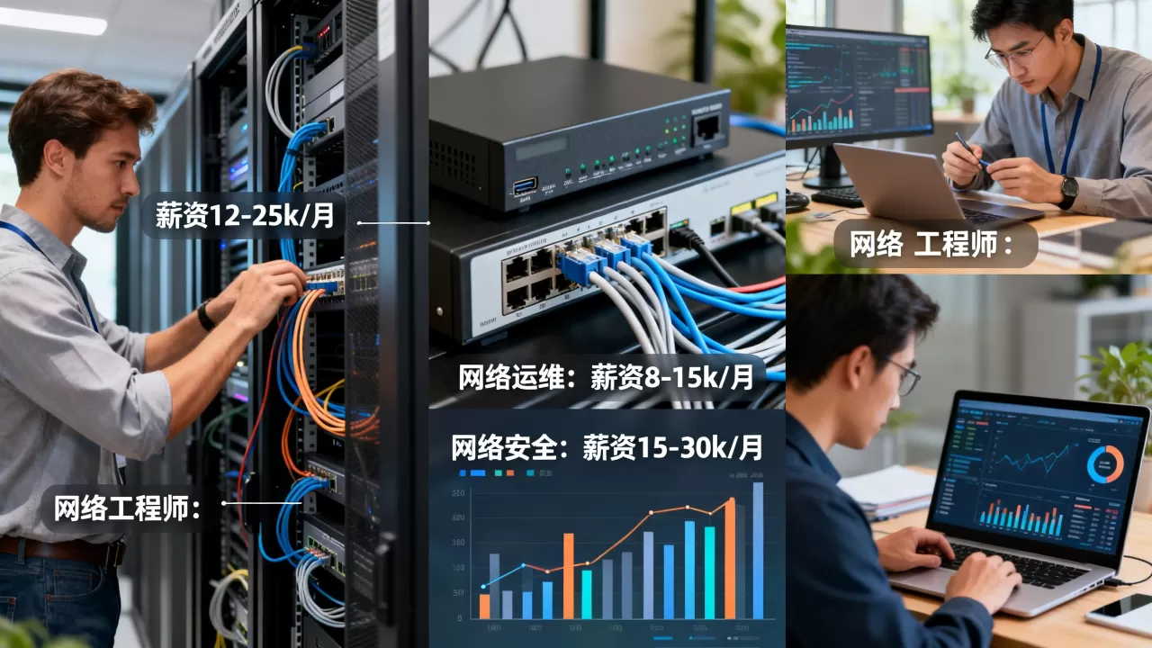 跟网络工程有点关系的工作有哪些?网络工程专业就业方向及薪资 跟网络工程有点关系的工作有哪些?网络工程专业就业方向及薪资