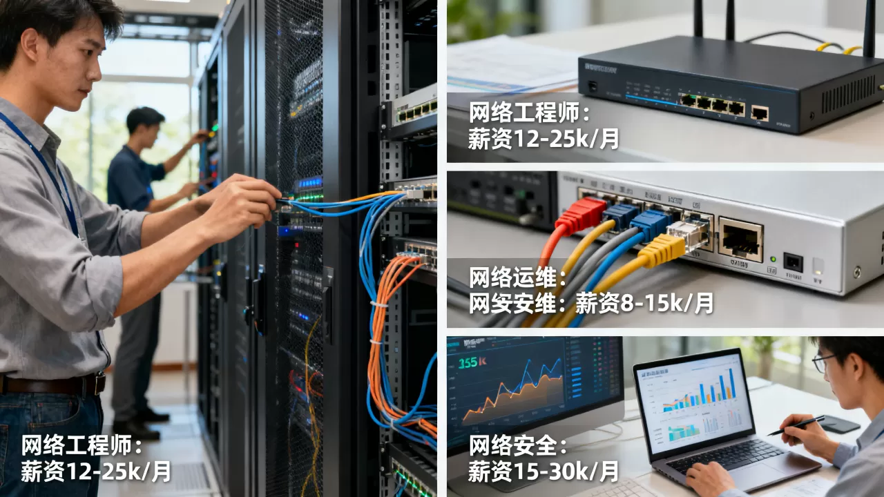 跟网络工程有点关系的工作有哪些?网络工程专业就业方向及薪资 跟网络工程有点关系的工作有哪些?网络工程专业就业方向及薪资
