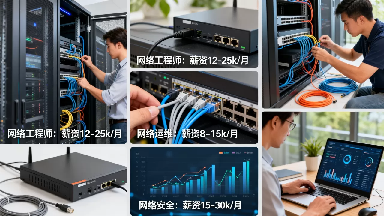 跟网络工程有点关系的工作有哪些?网络工程专业就业方向及薪资 跟网络工程有点关系的工作有哪些?网络工程专业就业方向及薪资