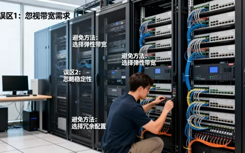 新手做站群选服务器有哪些常见误区,怎么避免?