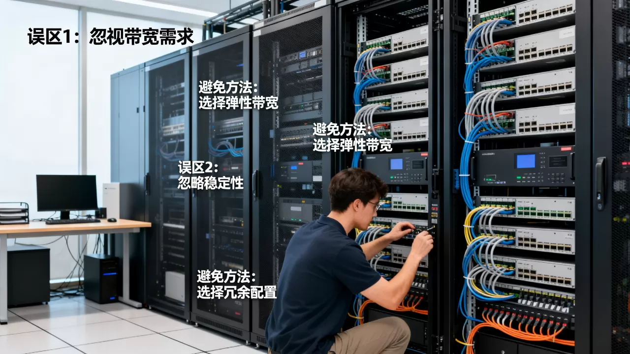新手做站群选服务器有哪些常见误区，怎么避免？