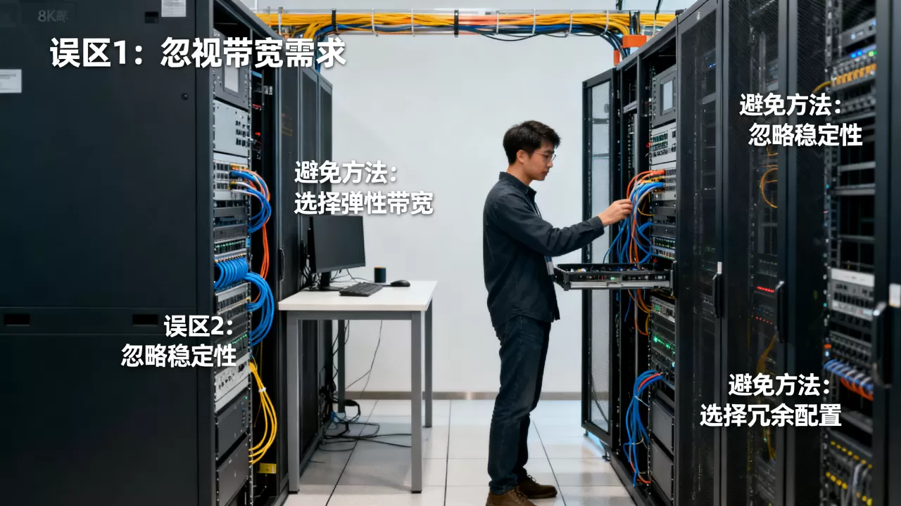 新手做站群选服务器有哪些常见误区，怎么避免？