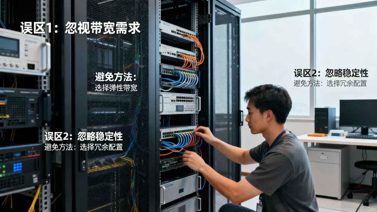 新手做站群选服务器有哪些常见误区，怎么避免？