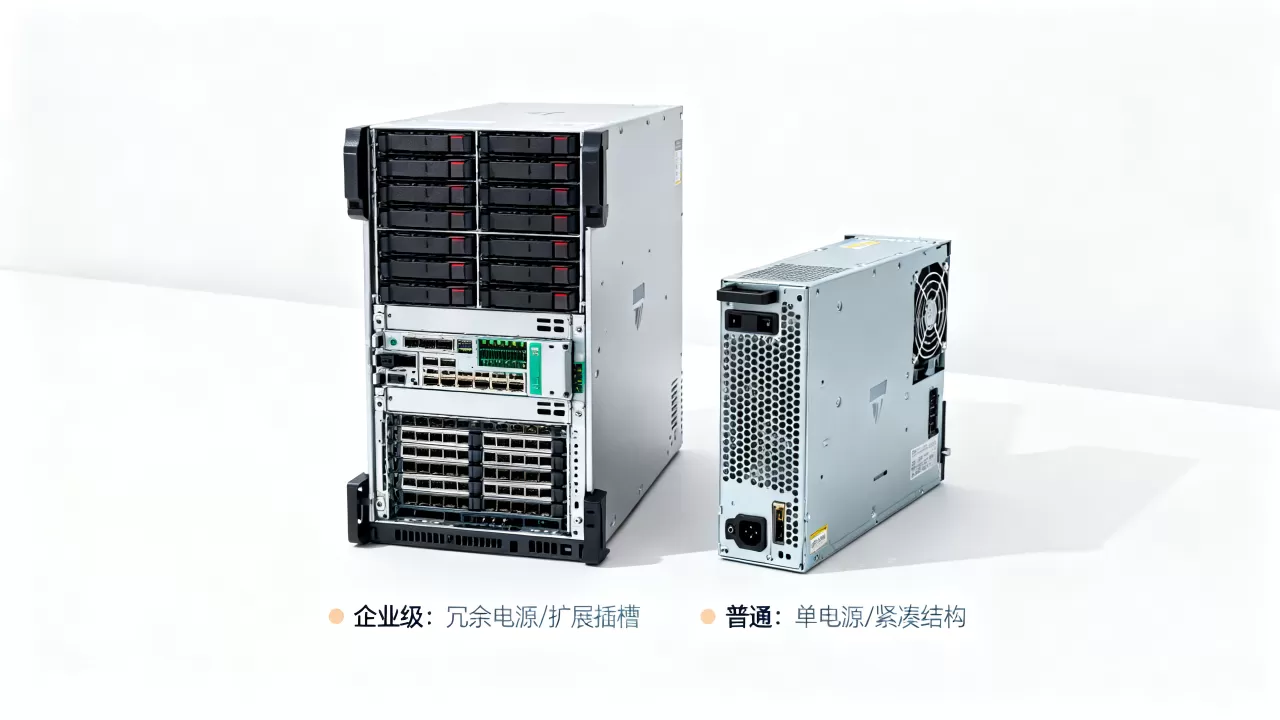 企业级服务器和普通服务器区别在哪？，怎么选性价比高