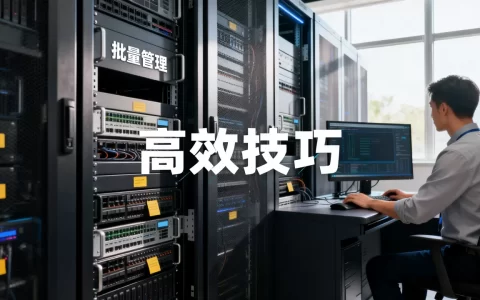 站群服务器如何批量管理更高效，有哪些管理技巧？