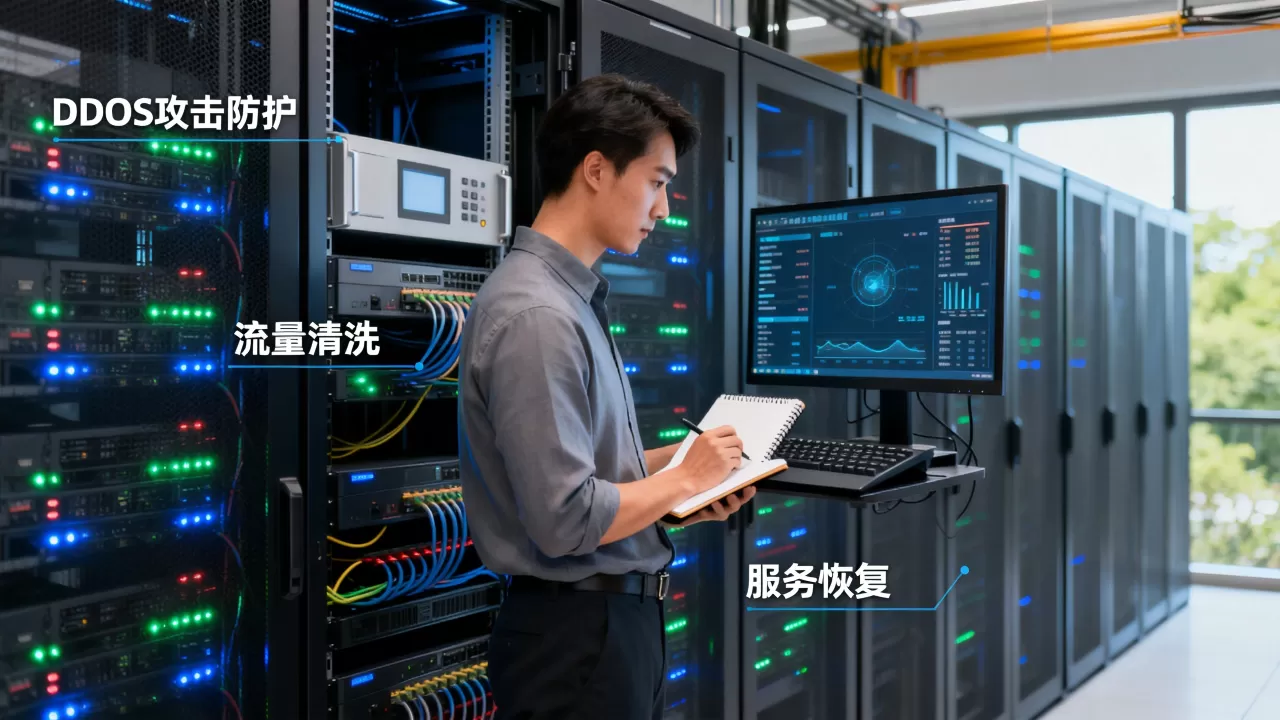 服务器被DDoS攻击打停机该怎么解决，如何快速恢复服务