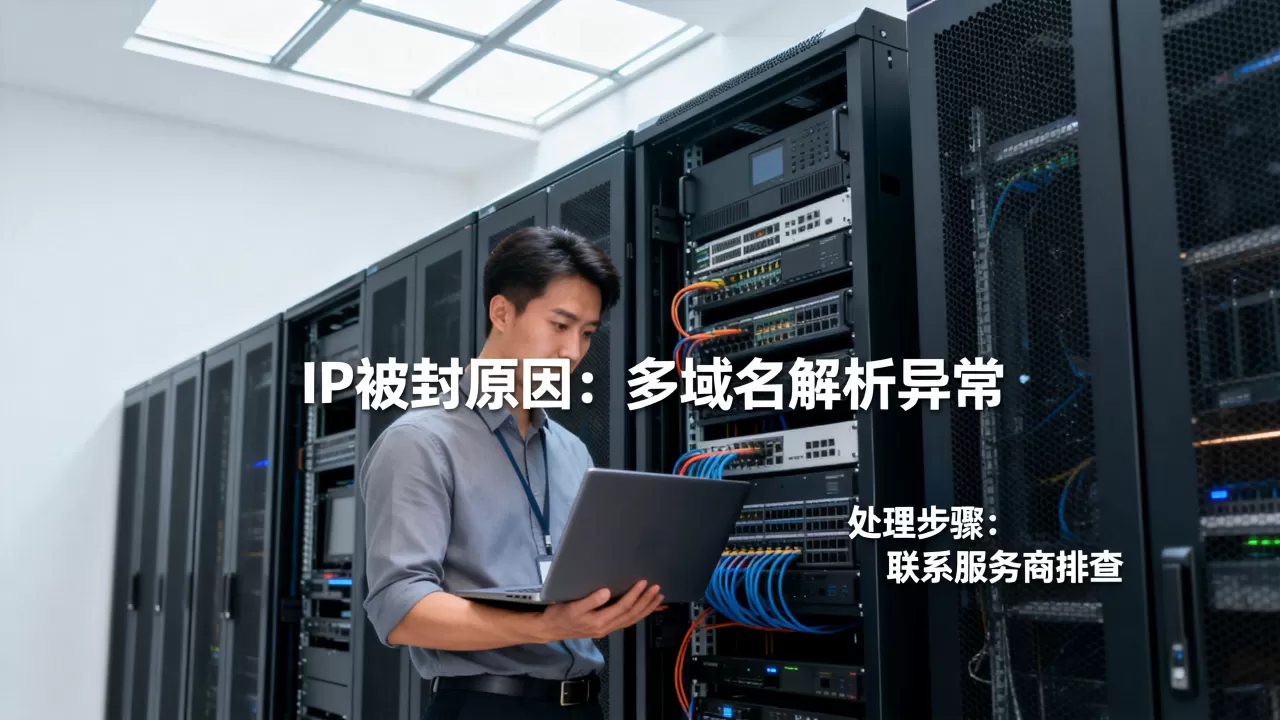 站群服务器IP被封了怎么处理，原因是什么？