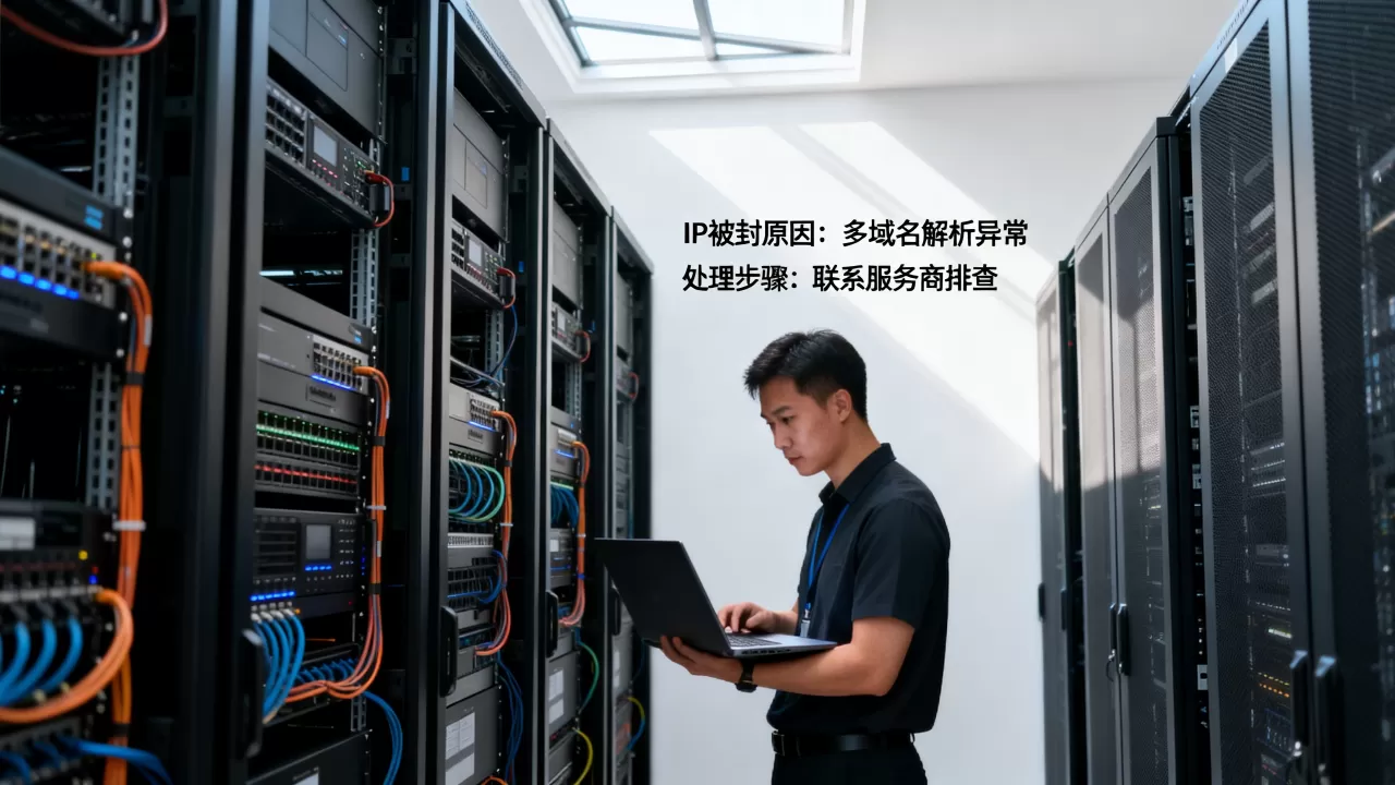 站群服务器IP被封了怎么处理，原因是什么？