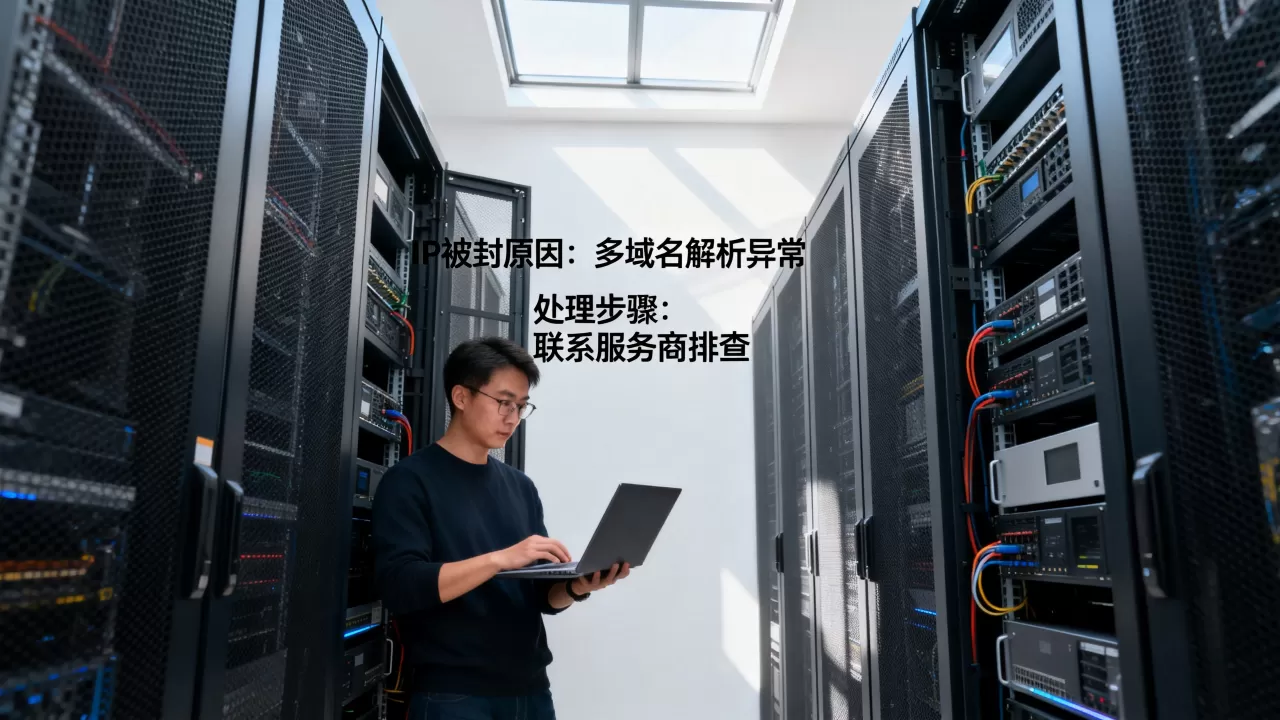 站群服务器IP被封了怎么处理，原因是什么？