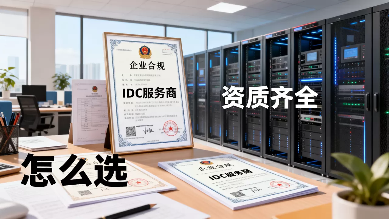 企业合规IDC服务商哪家资质齐全，怎么选？