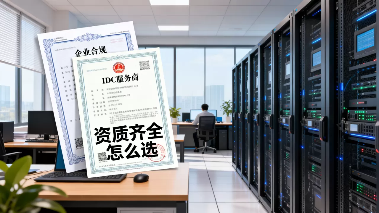 企业合规IDC服务商哪家资质齐全，怎么选？