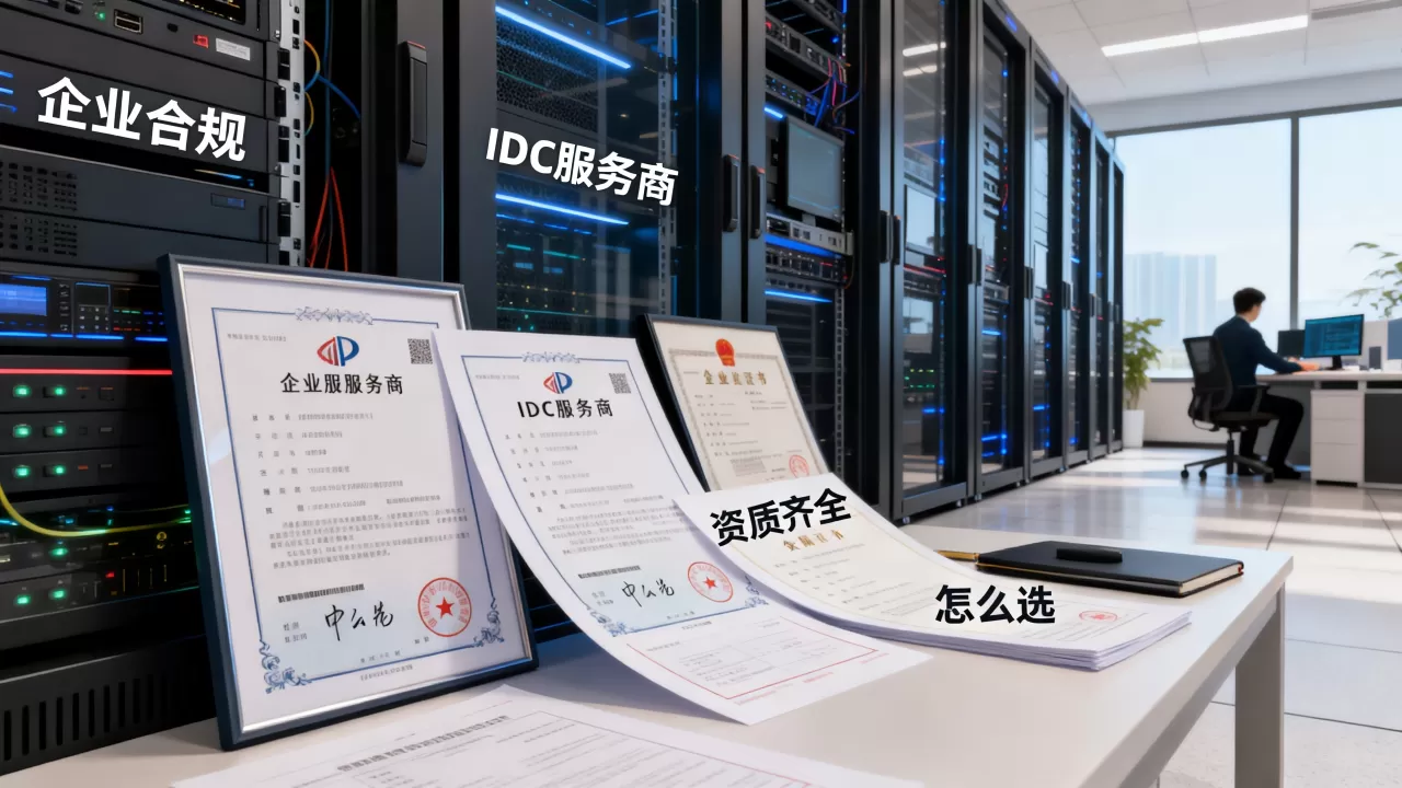 企业合规IDC服务商哪家资质齐全，怎么选？