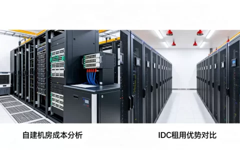 自建机房和租用IDC服务器哪个更划算，怎么选？