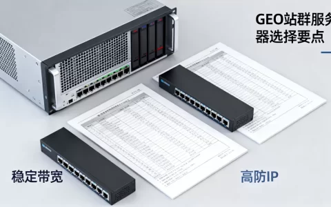 做GEO站群选哪家服务器服务商靠谱，怎么选？