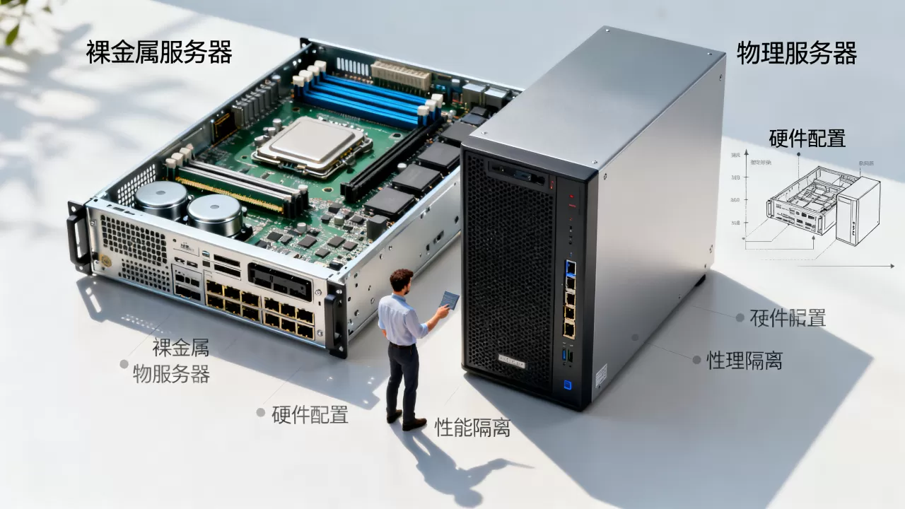 裸金属服务器和物理服务器有什么区别？，怎么选？