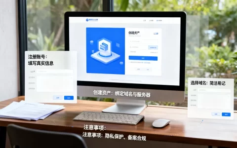 建网站注册与创建网站资产如何操作？，需要注意什么？