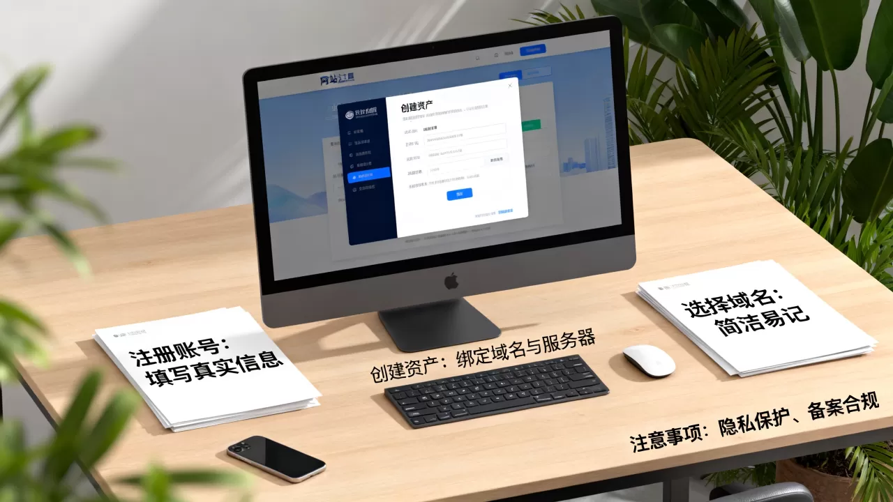 建网站注册与创建网站资产如何操作?,需要注意什么? 建网站注册与创建网站资产如何操作?,需要注意什么?
