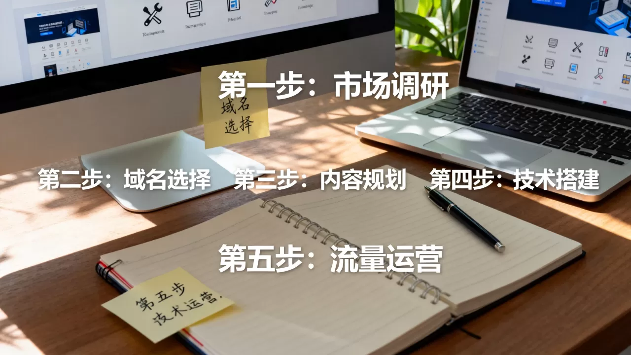 建网站怎么年赚并创建网站资产？，有哪些步骤？