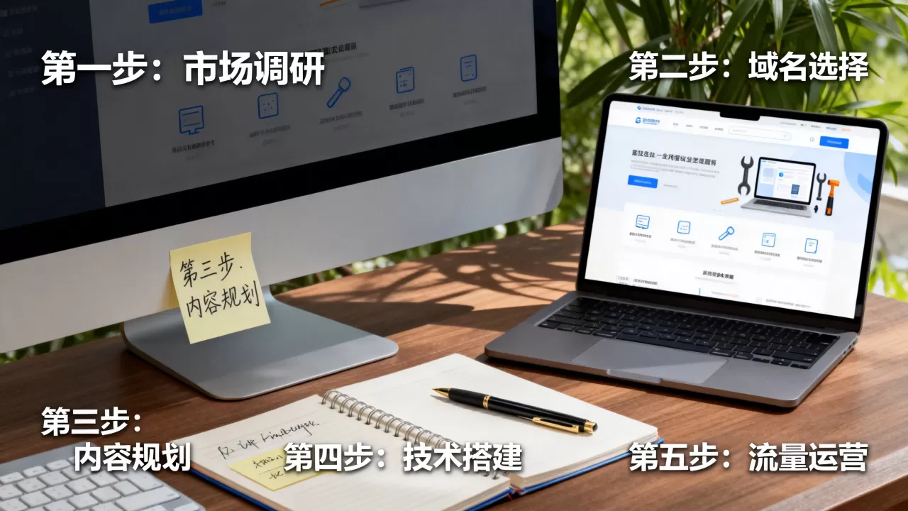 建网站怎么年赚并创建网站资产？，有哪些步骤？